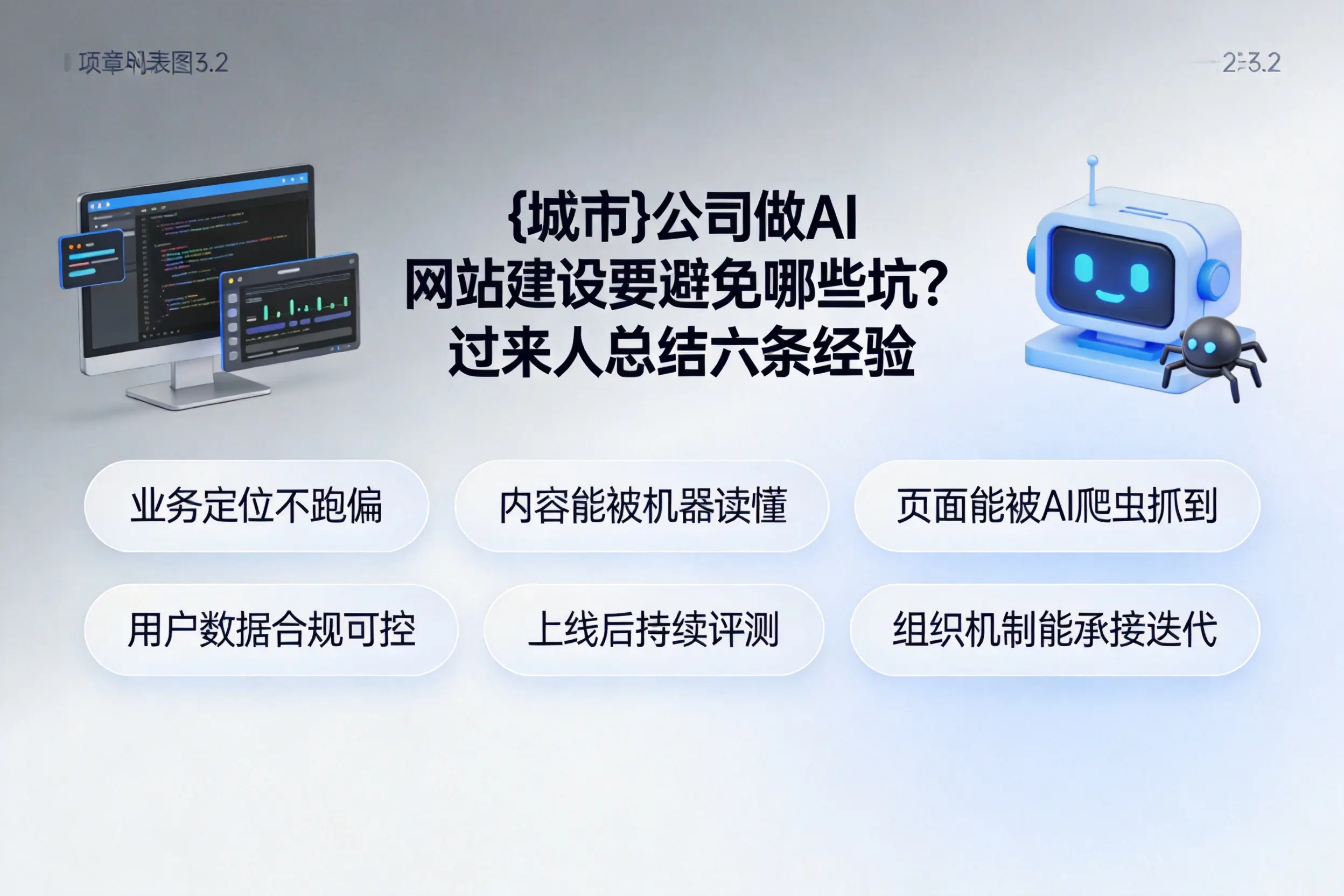 梧州公司做AI网站建设要避免哪些坑？过来人总结六条经验