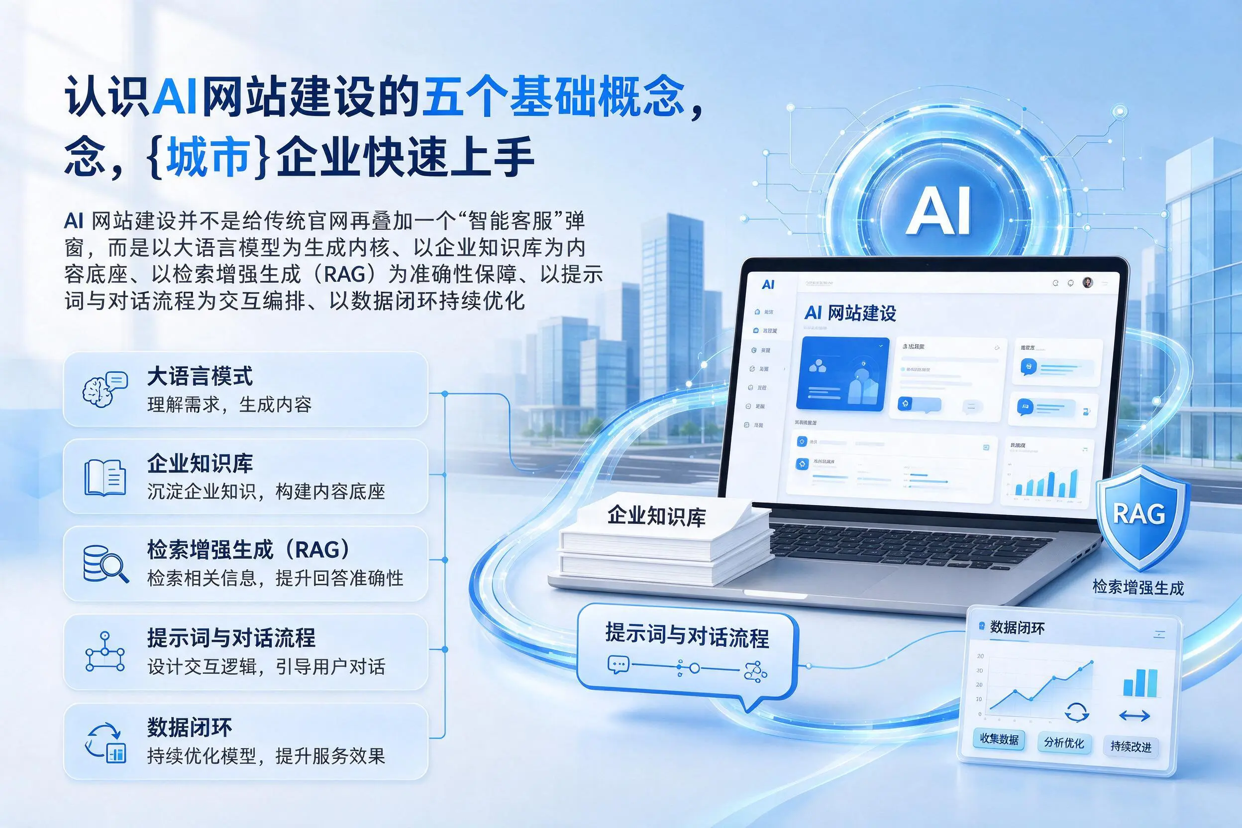 认识AI网站建设的五个基础概念,梧州企业快速上手