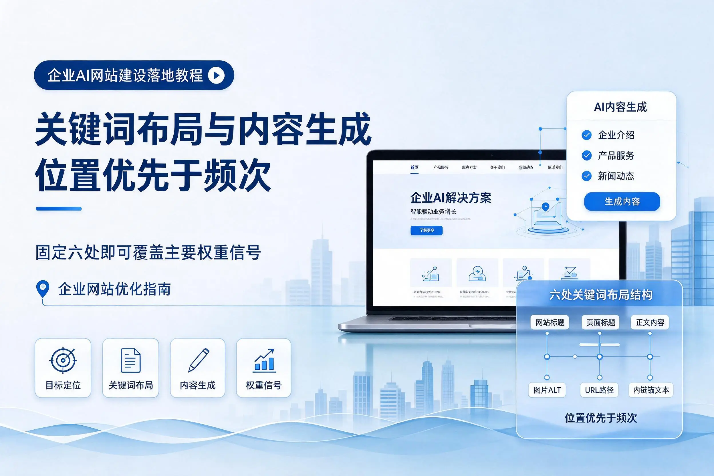 梧州企业AI网站建设落地教程：关键词布局与内容生成
