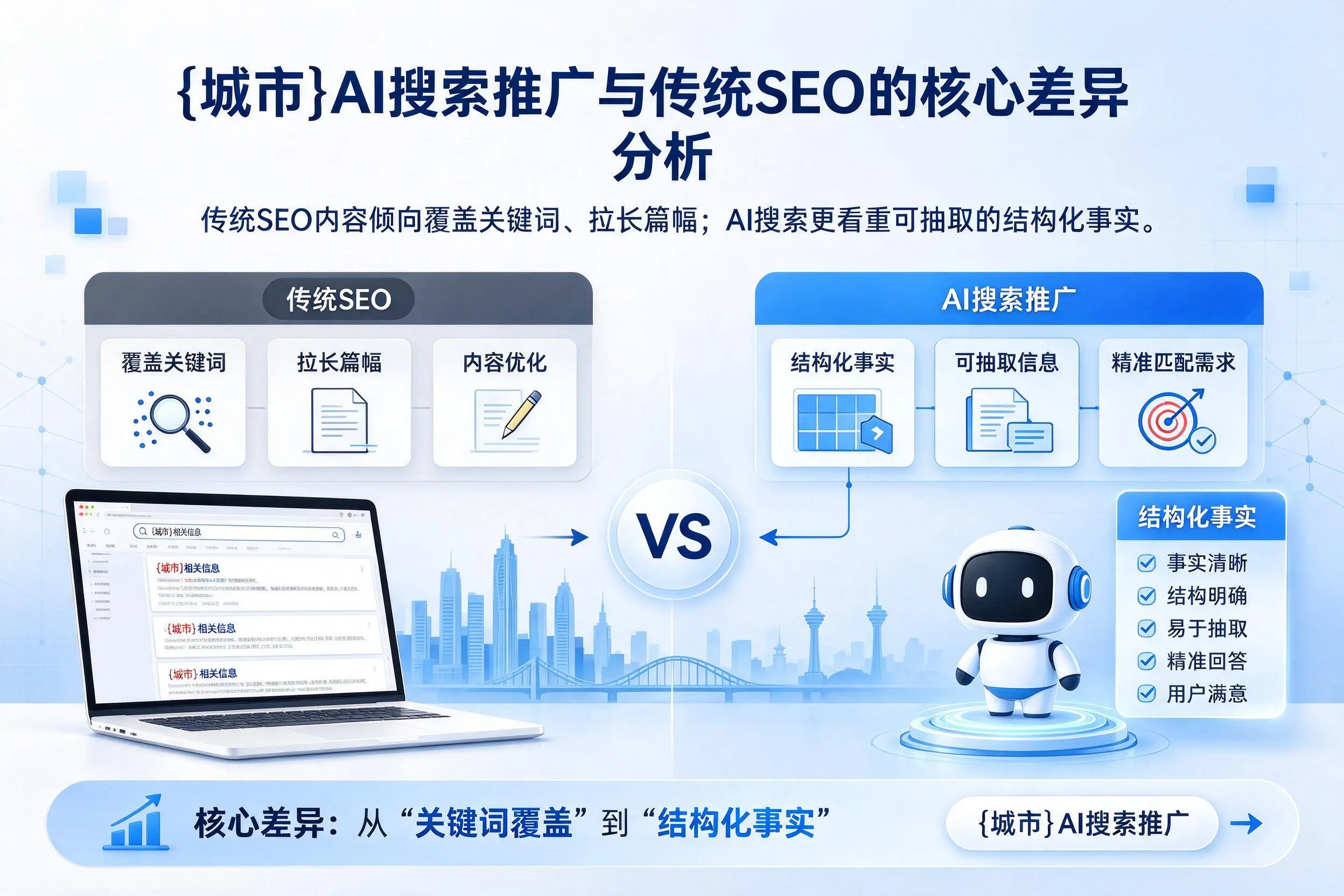 梧州AI搜索推广与传统SEO的核心差异分析